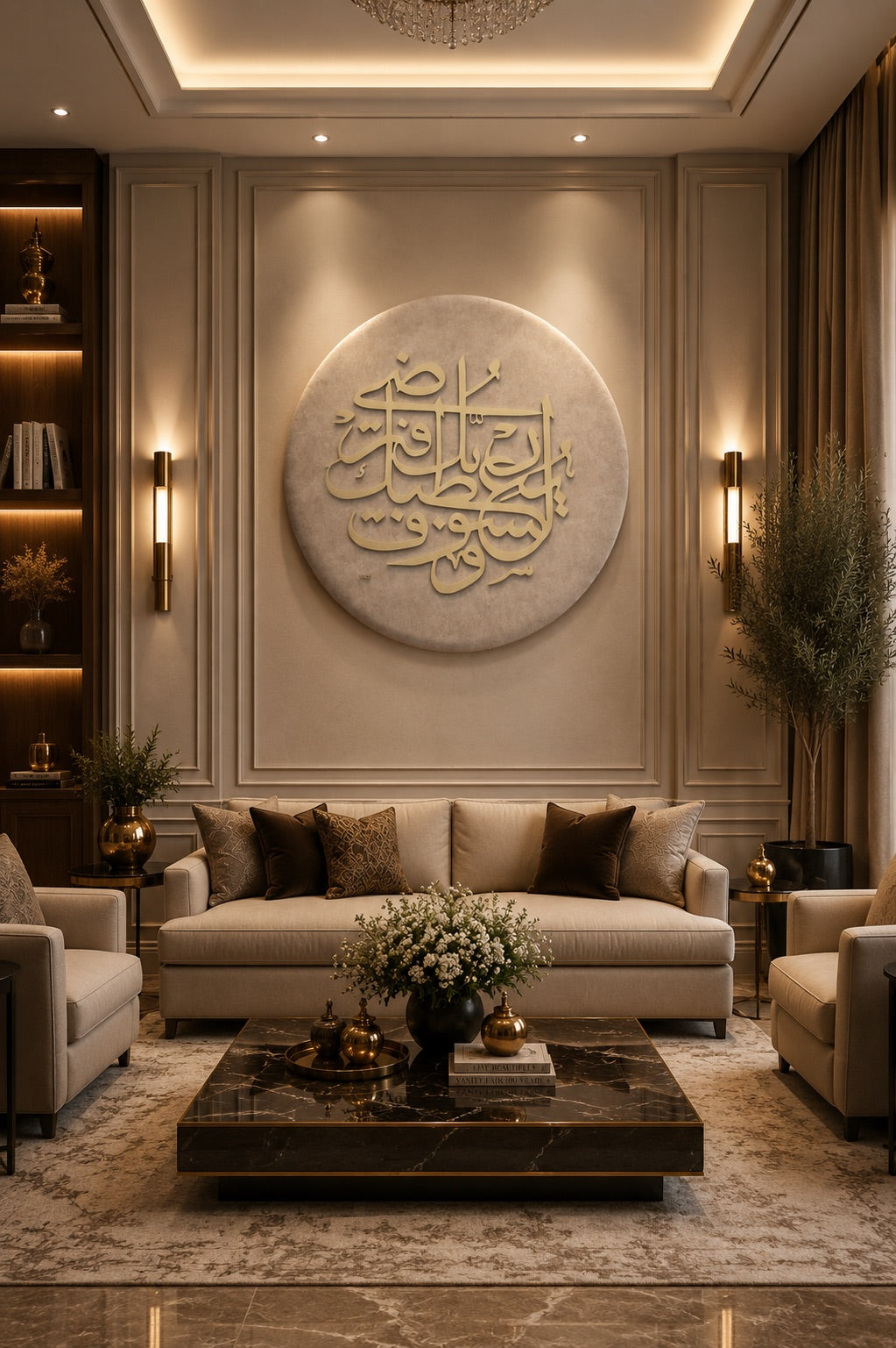 لوحة دائرية